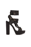 Head In The Clouds Platform Heel - Black