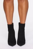 On The Other Side Booties - Black