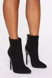 On The Other Side Booties - Black
