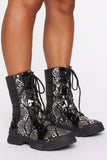 Over My Head Booties - Black