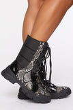 Over My Head Booties - Black