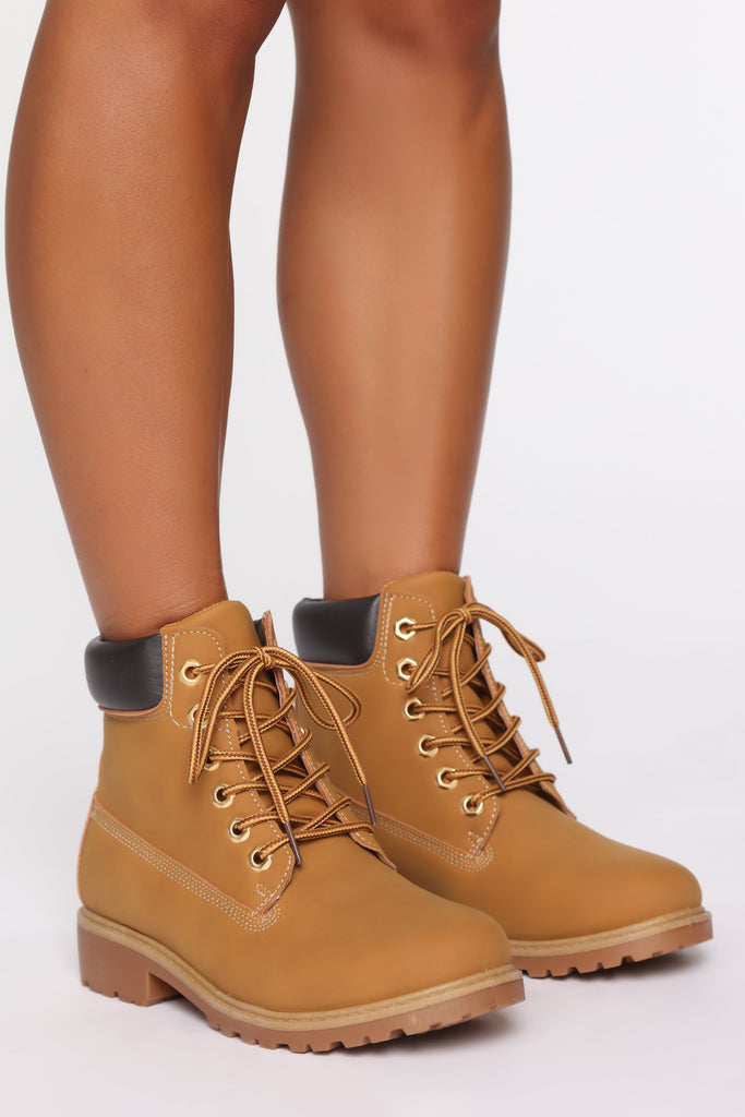Are You Even There Booties - Camel