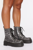 High Tolerance Booties - Grey Snake