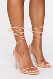 Admiration Heeled Sandals - Nude