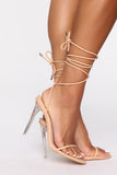 Admiration Heeled Sandals - Nude
