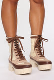 Walk The Other Way Booties - Tan