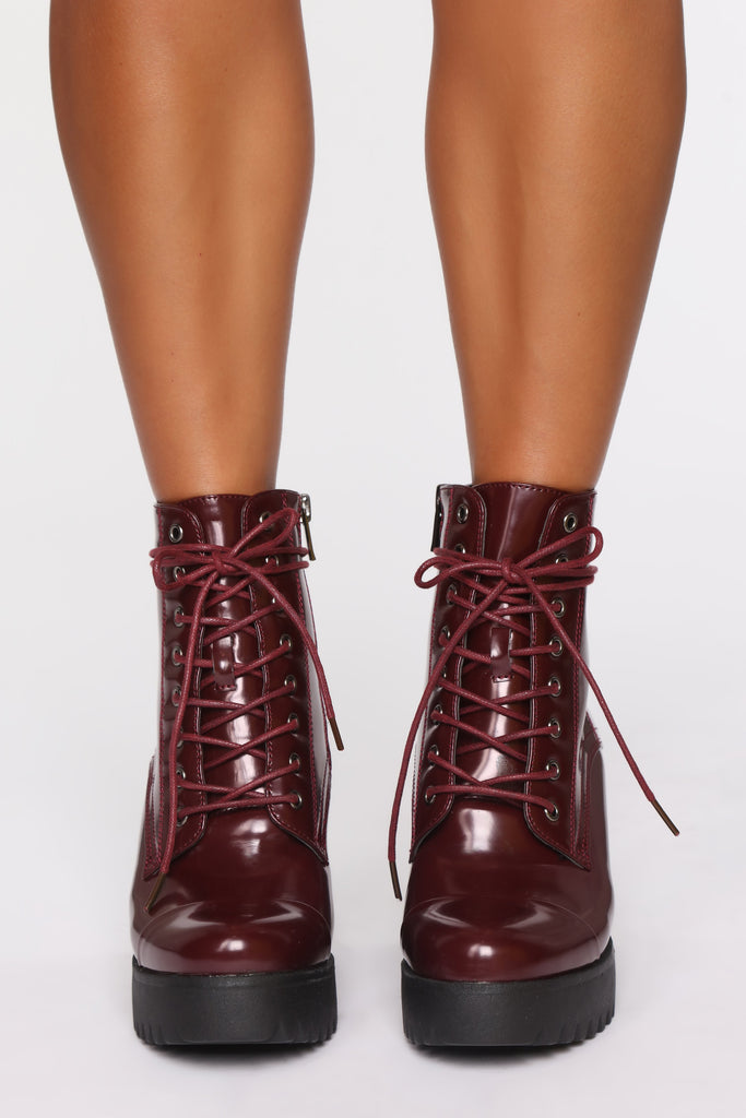 On Call Booties - Wine