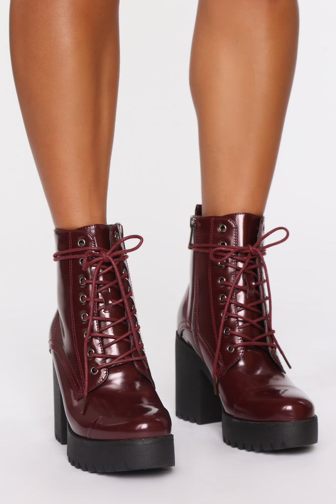 On Call Booties - Wine