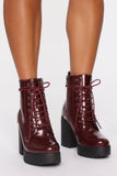 On Call Booties - Wine