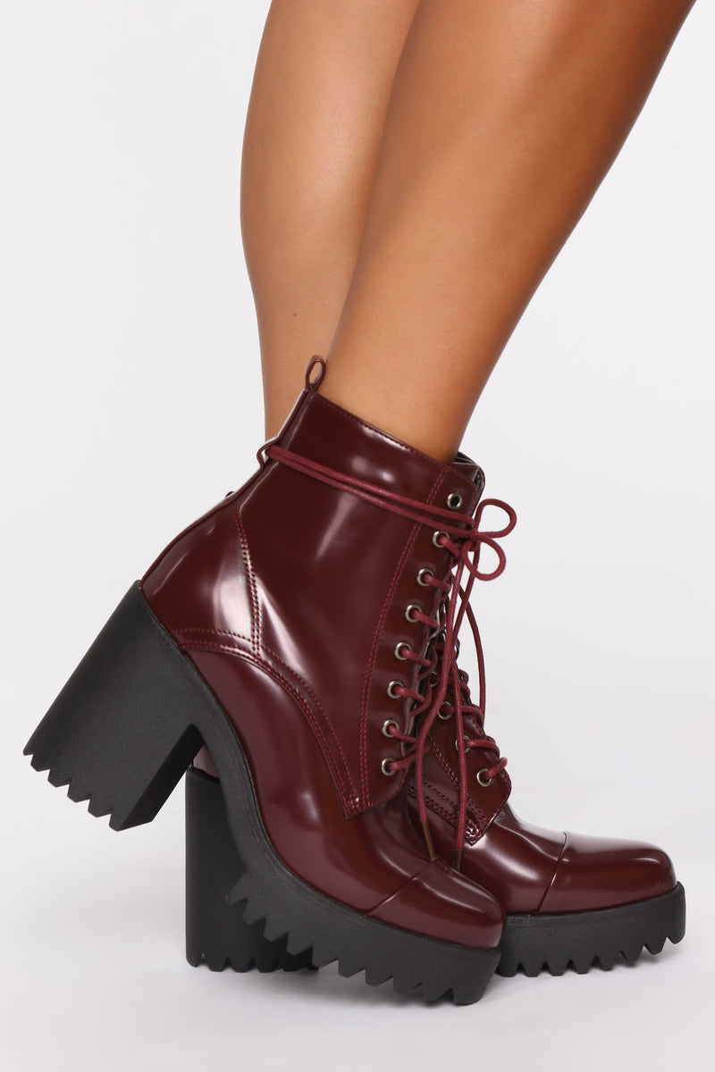 On Call Booties - Wine