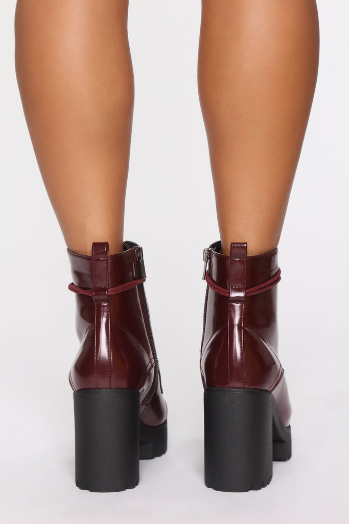 On Call Booties - Wine