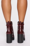 On Call Booties - Wine
