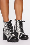 Up All Night Booties - Snake