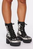 Walk The Other Way Booties - Snake