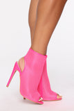 Beautiful Mess Booties - NeonPink