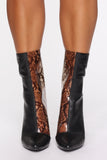 Can't Let You Go Booties - Black