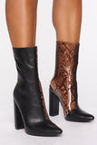 Can't Let You Go Booties - Black