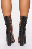Can't Let You Go Booties - Black