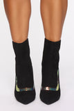 Nice Reflection Booties - Black