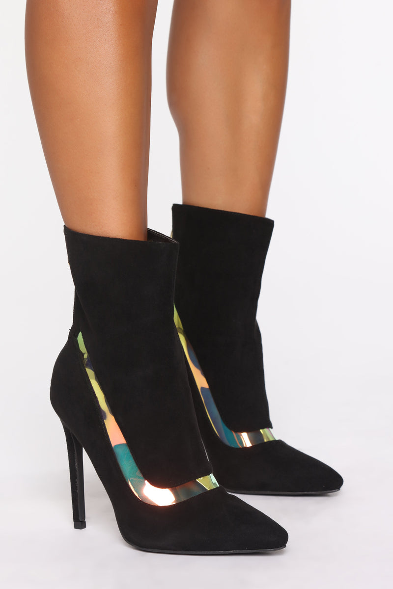 Nice Reflection Booties - Black