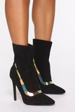 Nice Reflection Booties - Black