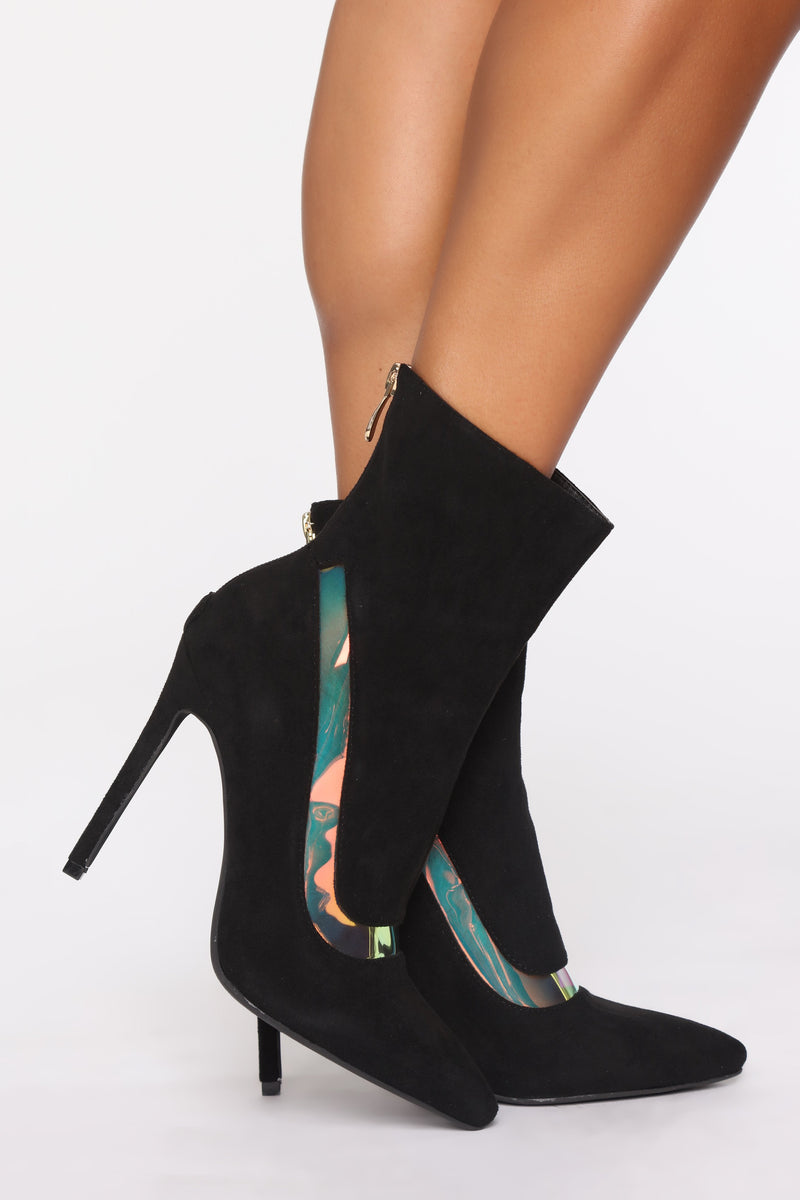 Nice Reflection Booties - Black