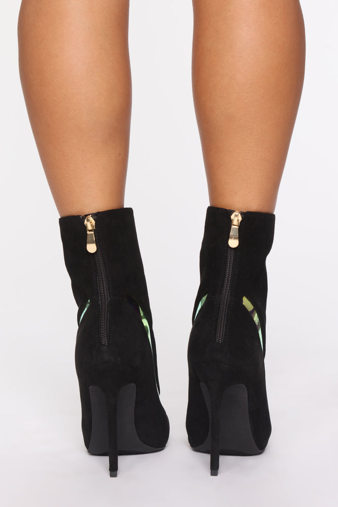 Nice Reflection Booties - Black