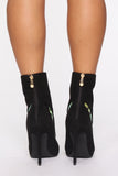 Nice Reflection Booties - Black
