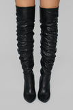 Stay Away From Me Heeled Boot - Black