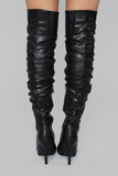 Stay Away From Me Heeled Boot - Black