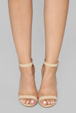 Strapped Success Heel - Nude
