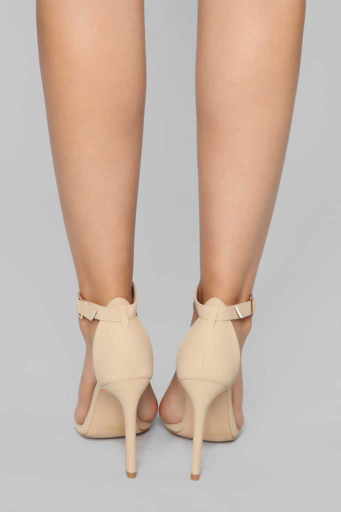 Strapped Success Heel - Nude