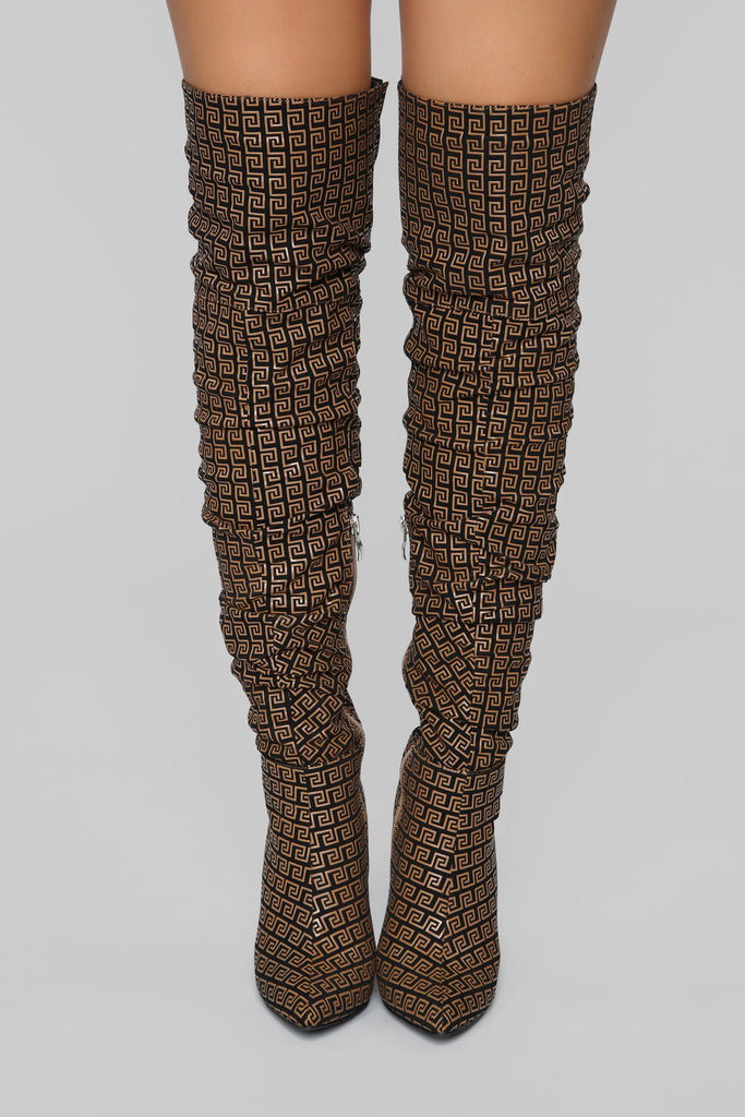 Status Quo Boot - Brown/Black