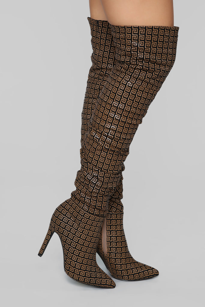Status Quo Boot - Brown/Black