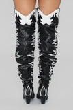Make Your Own Path Heeled Boot - Black