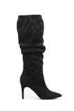 Speak To Me Heeled Boot - Black