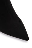 Speak To Me Heeled Boot - Black