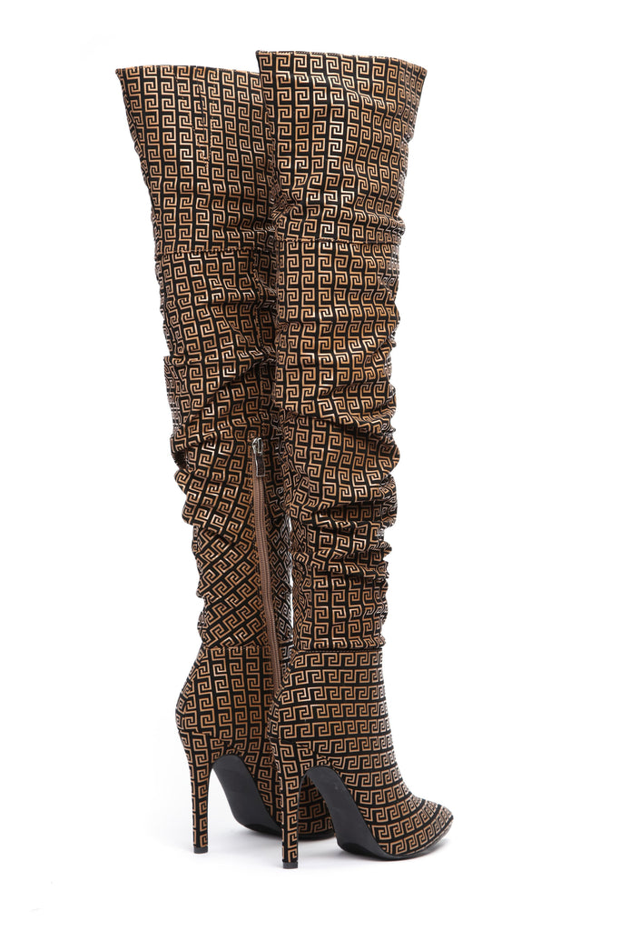 Status Quo Boot - Brown/Black
