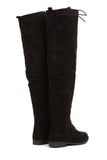 Tall Talk Flat Boot - Black
