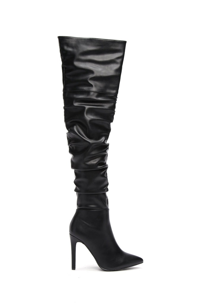 Stay Away From Me Heeled Boot - Black