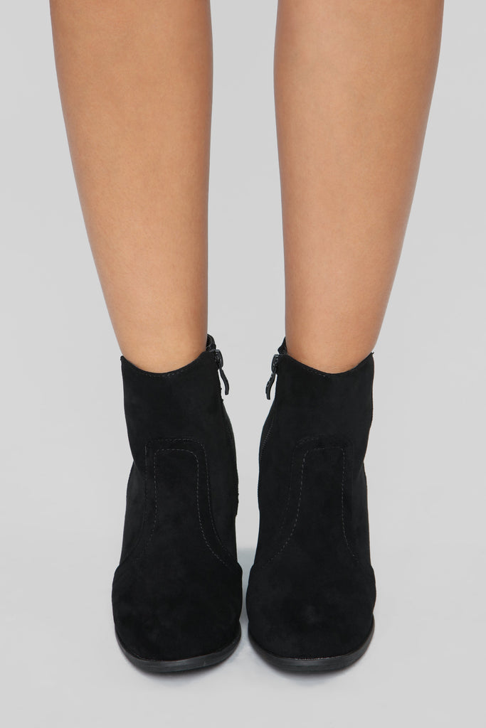Note To Self Bootie - Black