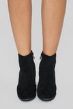 Note To Self Bootie - Black
