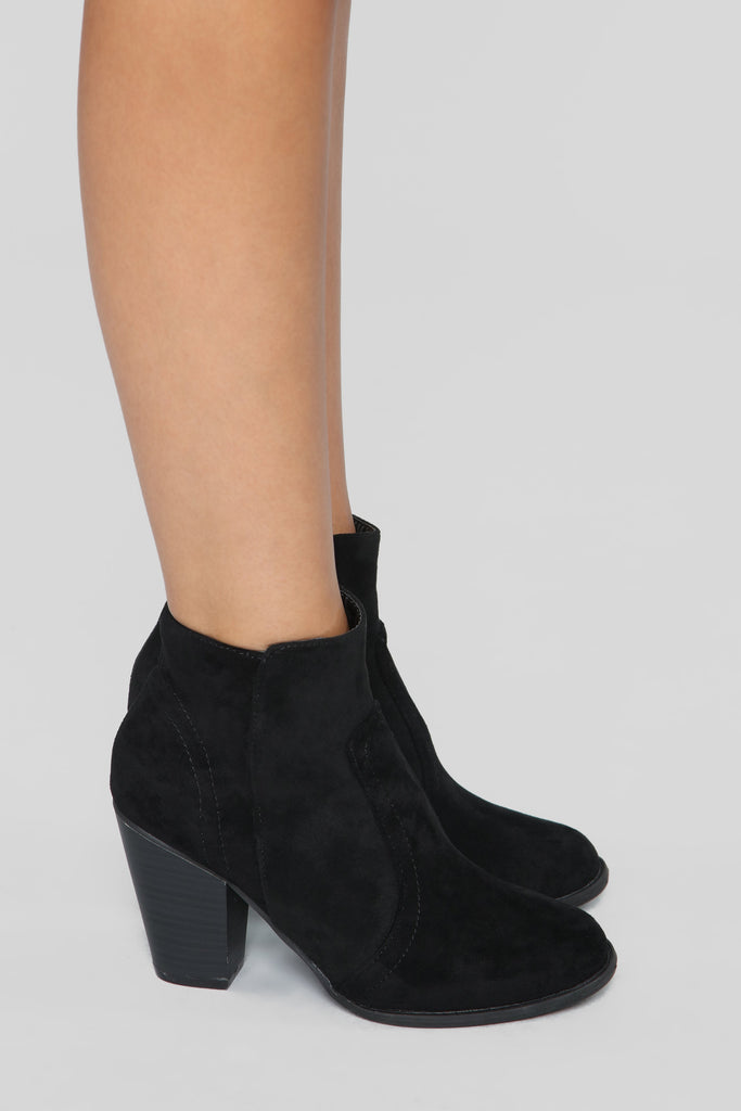 Note To Self Bootie - Black