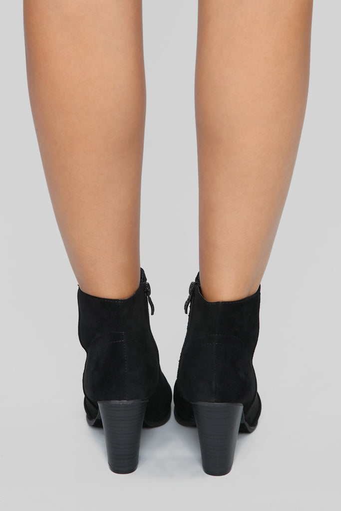 Note To Self Bootie - Black