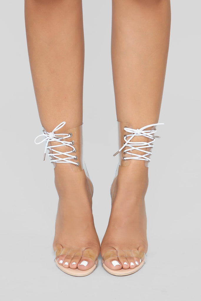Did I Ask You Heeled Sandal - Nude