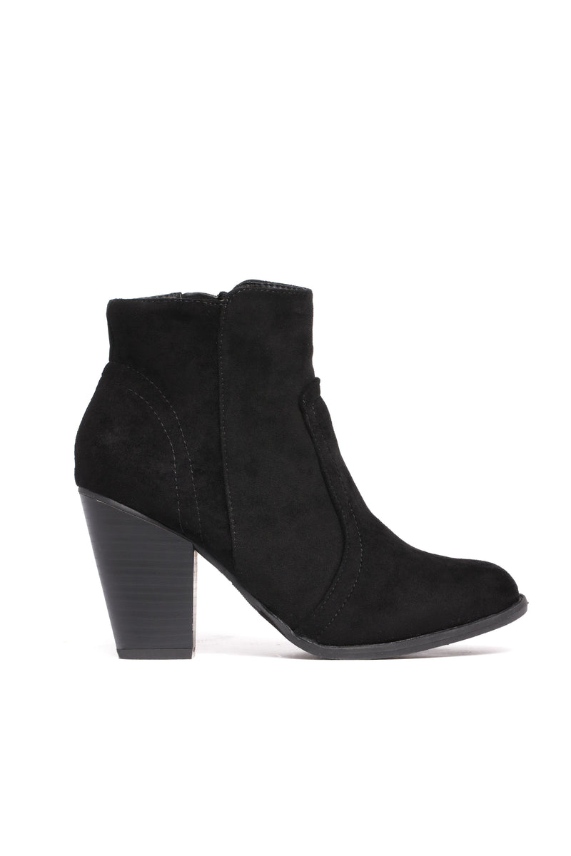 Note To Self Bootie - Black