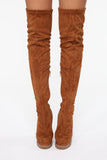 Can't You See Heeled Boots - Tan