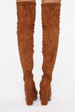 Can't You See Heeled Boots - Tan