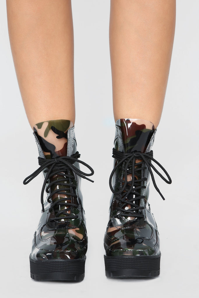 Don't Touch Me Bootie - Camo
