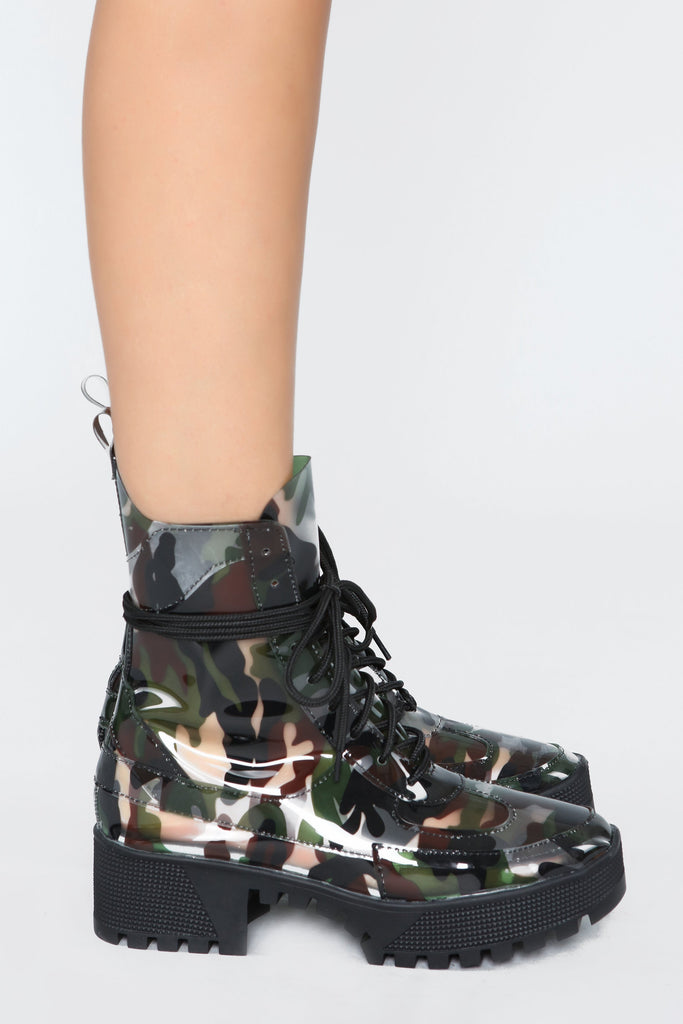 Don't Touch Me Bootie - Camo